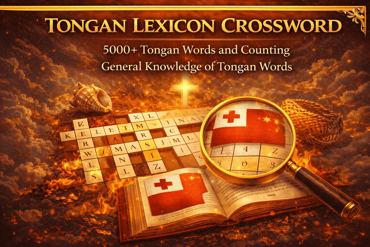 Learn Tongan through crosswords preview